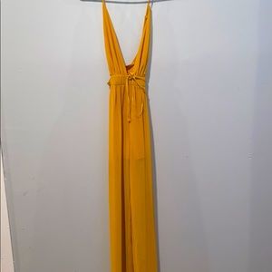 Mustard yellow jumpsuit